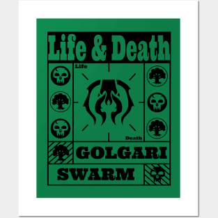 Golgari Swarm | Life & Death | MTG Guild Black on Green Design Posters and Art